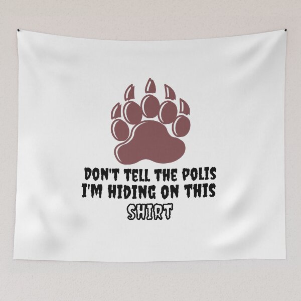 Item preview, Polar bear meme hiding from police fuuny gift idiea for men and women kids  designed and sold by Live  Today.