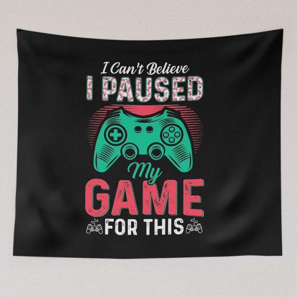 Item preview, I Game Therefore I am - awesome gift for everyone who love playing video games designed and sold by hyggekrog.