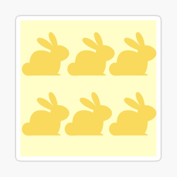 Item preview, Yellow easter bunnies designed and sold by lightandbright.