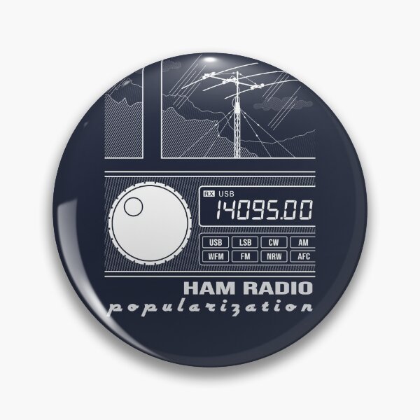 Item preview, HAM Radio Popularization (white lines) designed and sold by tuzlay.
