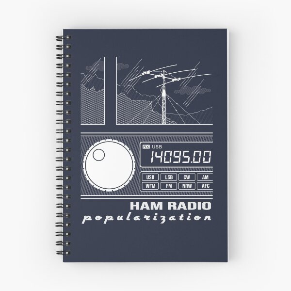 Item preview, HAM Radio Popularization (white lines) designed and sold by tuzlay.