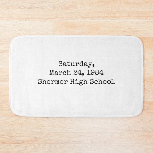 Item preview, 1980s Movies - 1980s Kid - 1980s Retro - 1984 - Shermer High School - 80s Movie Quotes designed and sold by DesignByLeo.