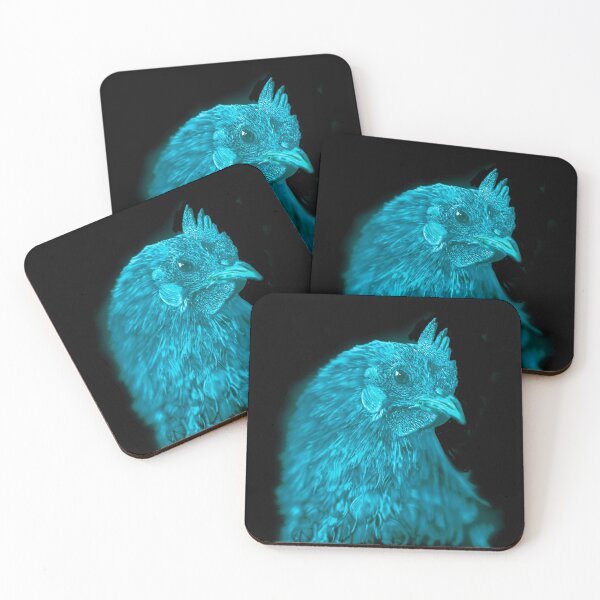 Item preview, The Blue Glowing Chicken designed and sold by bolodojo.