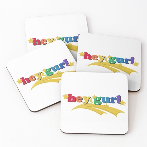 Item preview, Hey Gurl - Rainbow and Stars designed and sold by The White Bat.