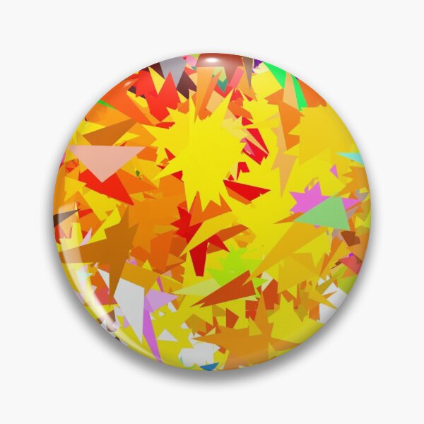Item preview, colorful geometric triangle abstract art background in yellow orange red green designed and sold by Mrvell.