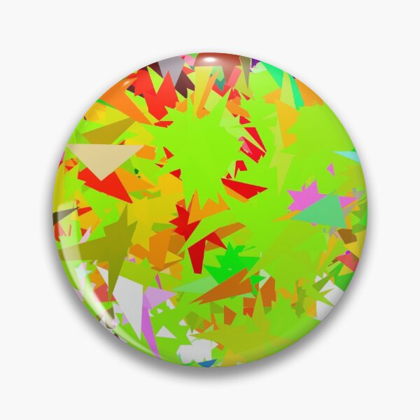 Item preview, colorful geometric triangle abstract art background in green red yellow designed and sold by Mrvell.