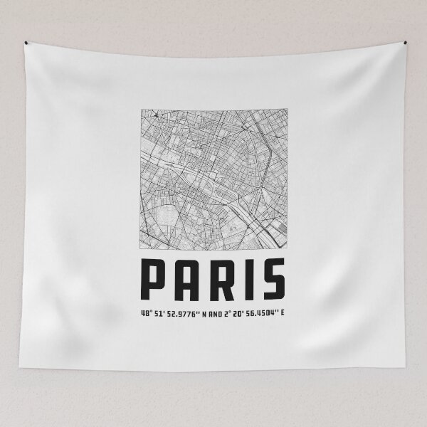 Item preview, Paris City Map designed and sold by quarantineshop.