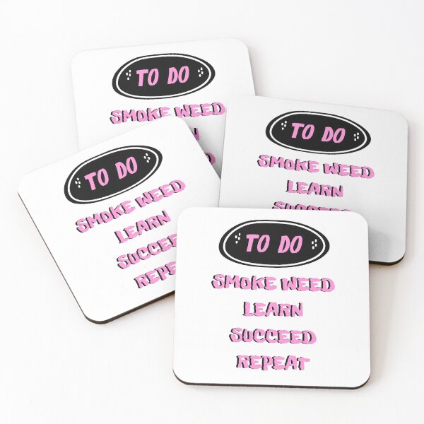 Item preview, TO DO LIST | SMART SUCCESSFUL STONER | Weed Memes |  designed and sold by AlfaEcho.