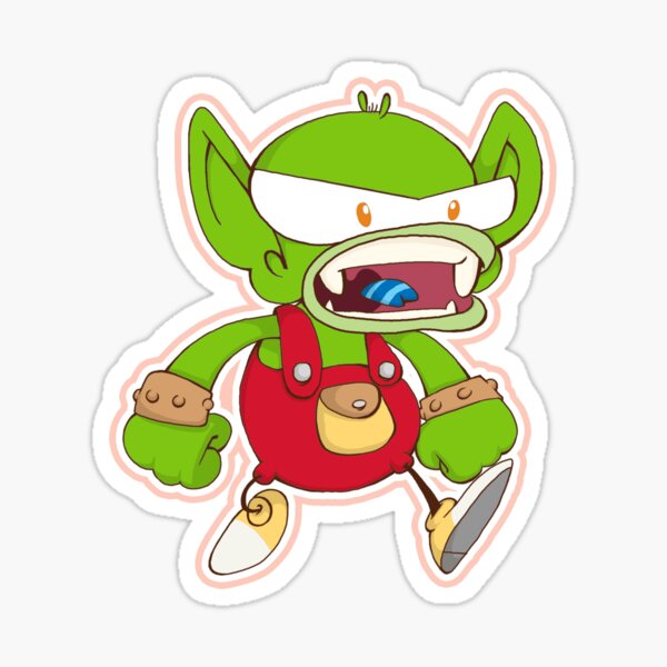 Goblin Bully Green Sticker