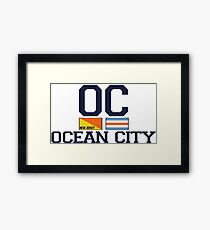 Ocean City - New Jersey. Framed Print