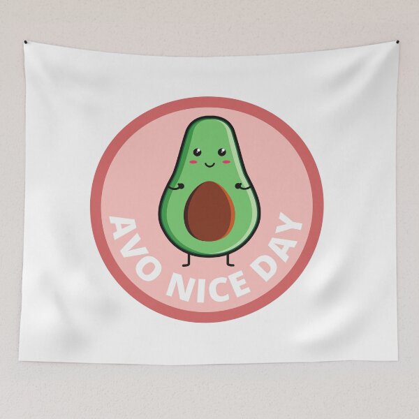 Item preview, Avo Nice Day Avocado Cute and Funny Pun designed and sold by ToastyBopShop.