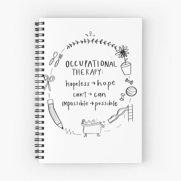 Aperçu de l'œuvre Citation des professions d'ergothérapie créée et vendue par Raeganwmatthews.
