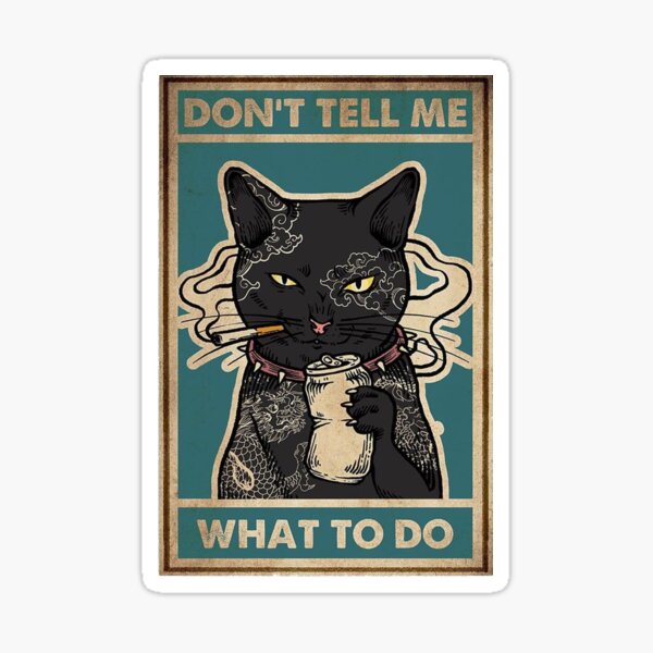 3” Black Cat Hair Hiss Kitty Catwoman Comic Retro Goth Horror Vinyl Cool Sticker 3” Black Cat Hair Hiss Kitty Catwoman Comic Retro Goth Horror Vinyl Cool Sticker