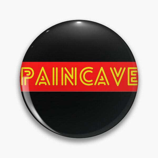 Item preview, Yellow on Red Retro Paincave designed and sold by Sonatablue.