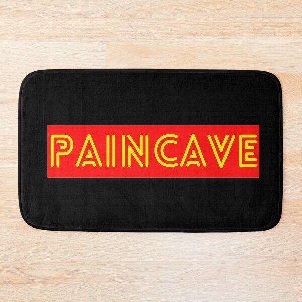 Item preview, Yellow on Red Retro Paincave designed and sold by Sonatablue.