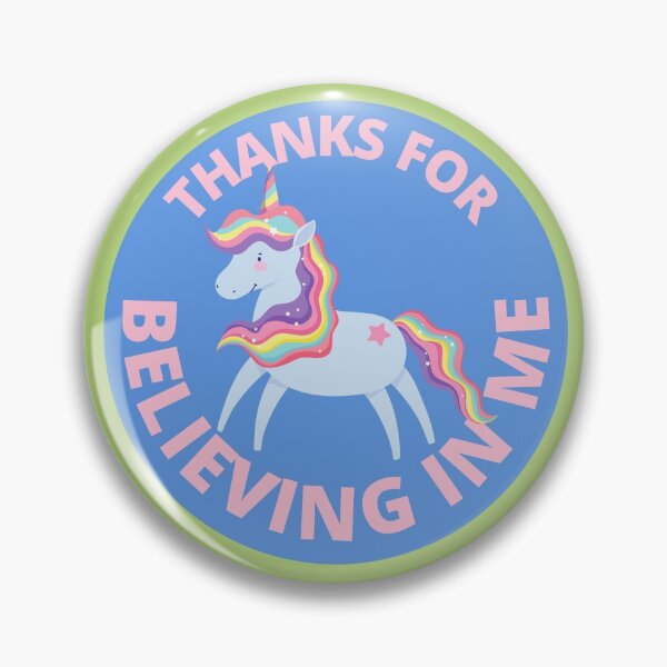 Item preview, Thanks For Believing In Me Unicorn Cute and Funny Pun designed and sold by ToastyBopShop.