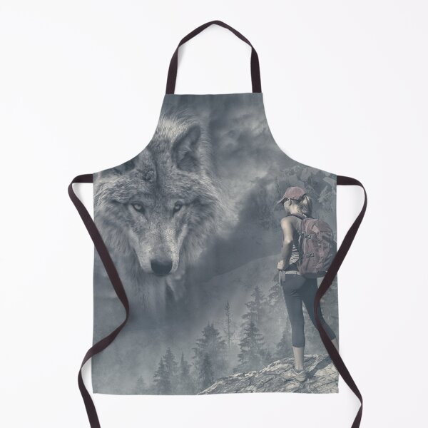 Item preview, Timber Wolf and Hiker Meet designed and sold by david parry.