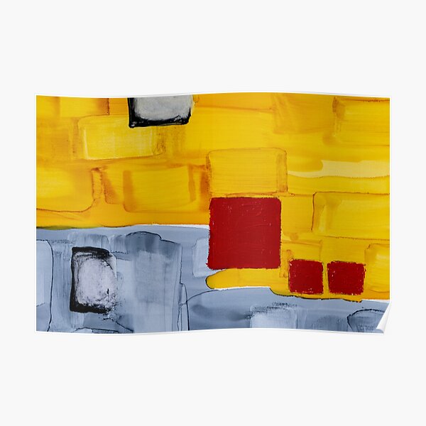 Abstract Red #3 Poster