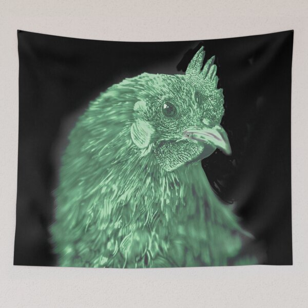 Item preview, The Green Glowing Chicken designed and sold by bolodojo.