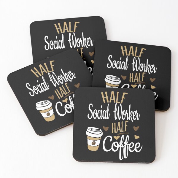 Item preview, Half Coffee Half Social Worker designed and sold by Ripper19.