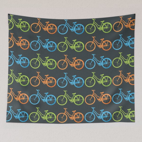 Item preview, Bicycles Classic Vintage Bike Pattern designed and sold by jeff-jones.