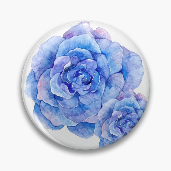 Item preview, Indigo Dreams - Blue Flower Pattern designed and sold by Paul David Wilson.