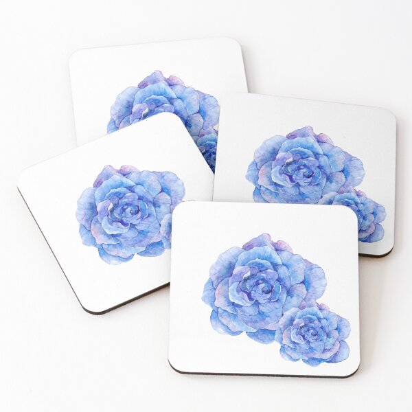 Item preview, Indigo Dreams - Blue Flower Pattern designed and sold by Paul David Wilson.
