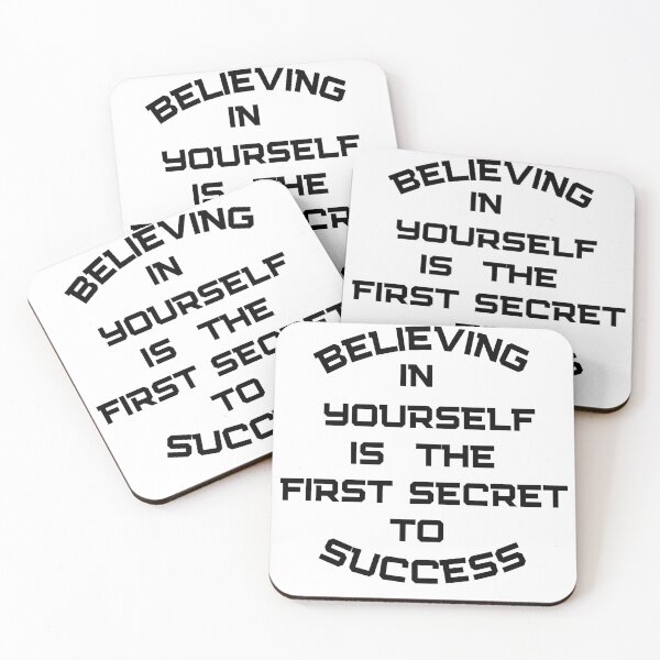 Item preview, BELIEVING IN YOURSELF IS THE FIRST SECRET TO SUCCESS designed and sold by Skeelo702.