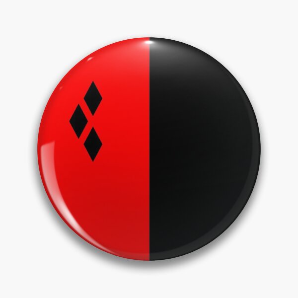 Item preview, Harley Half red half black diamonds (girl power) designed and sold by frikybomb.