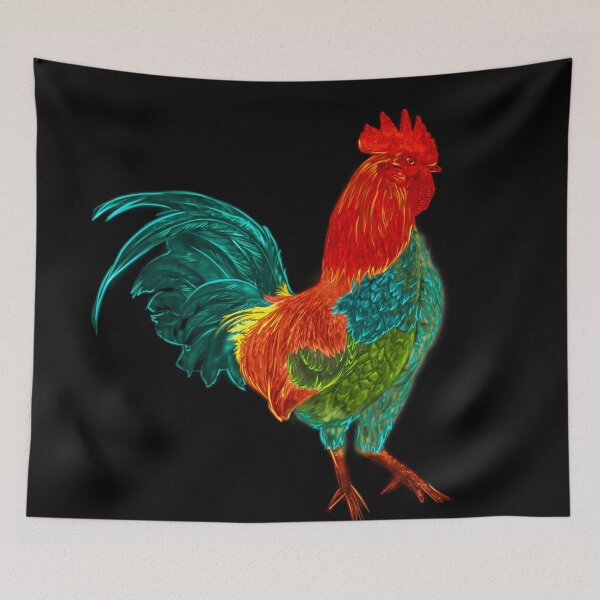 Item preview, The Glowing Rooster designed and sold by bolodojo.