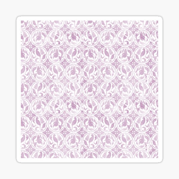 Circles in Mauve Sticker