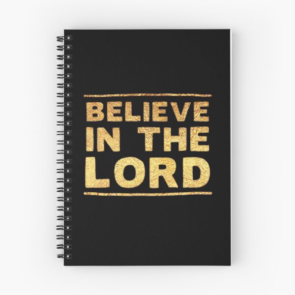 Item preview, Believe in the lord in gold foil (image) designed and sold by jazzydevil.
