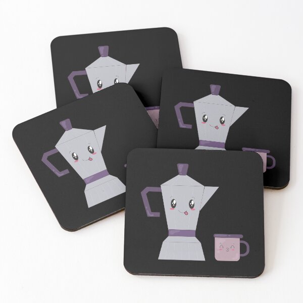 Item preview, Kawaii Cup And Coffee Percolator Sticker - pack, Coffee Maker Sticker designed and sold by minstore.
