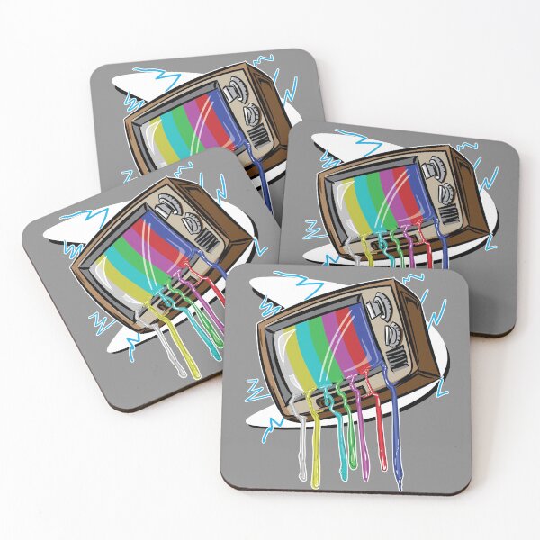 Item preview, TV dripping pixels by eShirtLabs designed and sold by eShirtLabs.