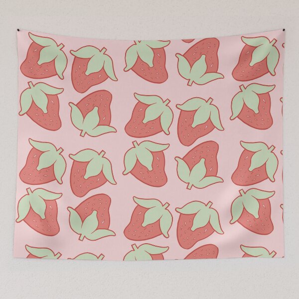 Item preview, Cute Strawberry Pattern designed and sold by Carrie-Art.