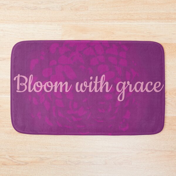 Item preview, Bloom with grace pink and purple flower pattern  designed and sold by myseptember18th.