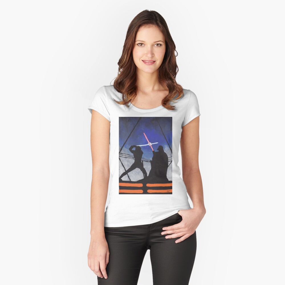 Vista previa del artículo con la obra «Camiseta entallada de cuello ancho», diseñado y vendido por pascal456.