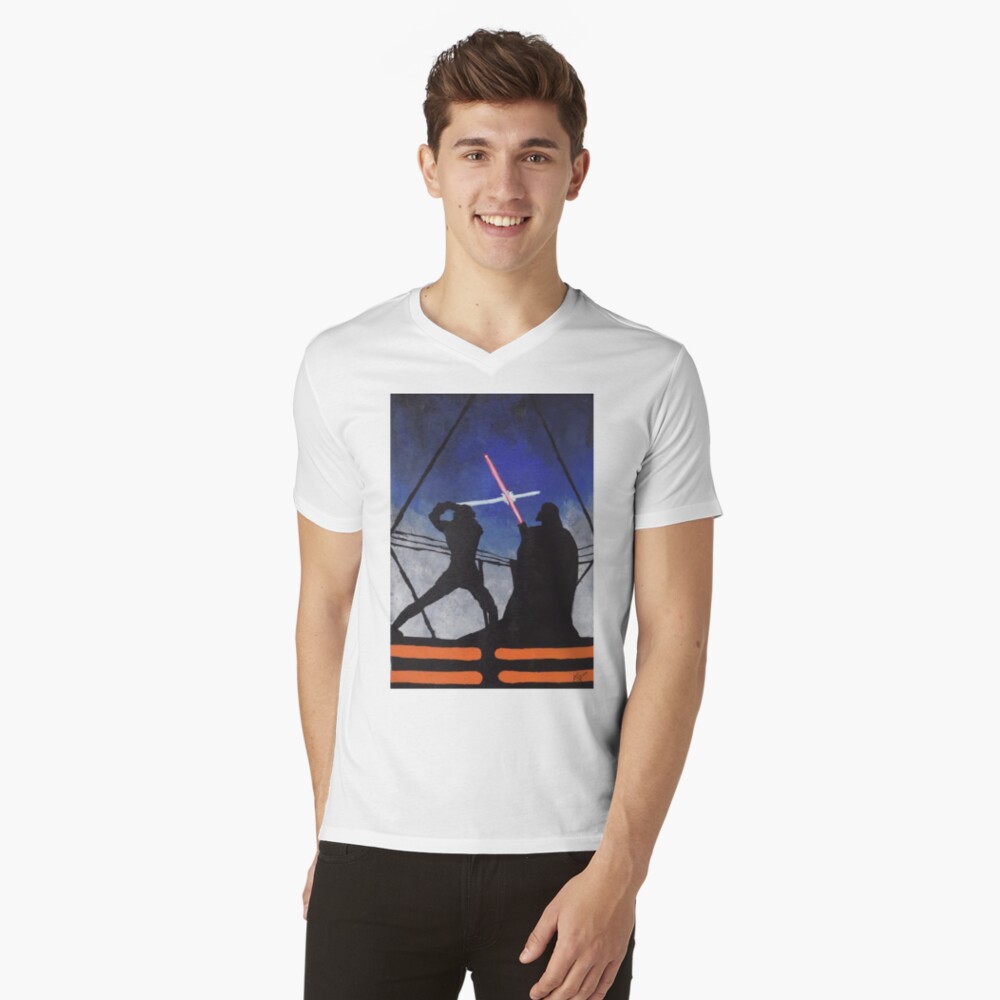 Vista previa del artículo con la obra «Camiseta de cuello en V», diseñado y vendido por pascal456.