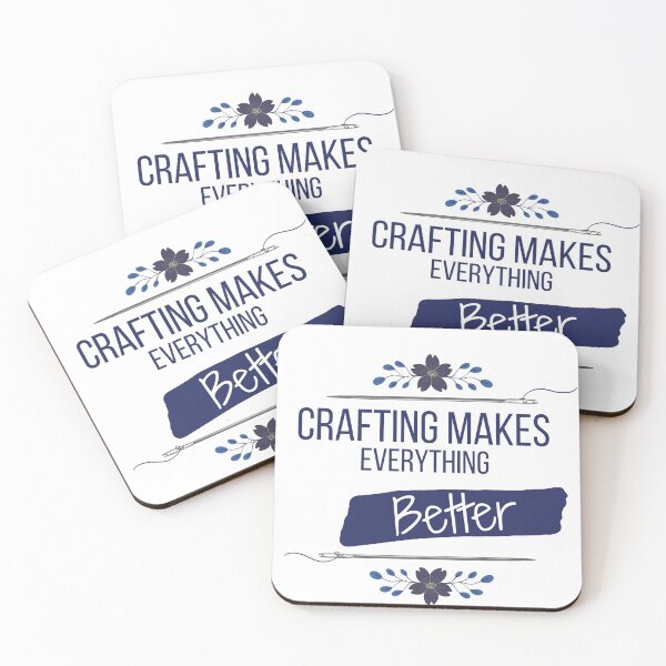 Item preview, Floral Crafting makes everything better Design designed and sold by MoninasArt.