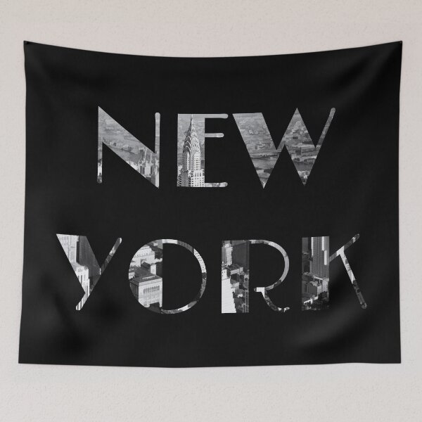 Item preview, New York Landmark Typography  designed and sold by Glimmersmith.