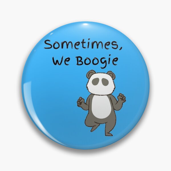 Item preview, Sometimes We Boogie Giant Grey Panda designed and sold by InAsianSpaces.