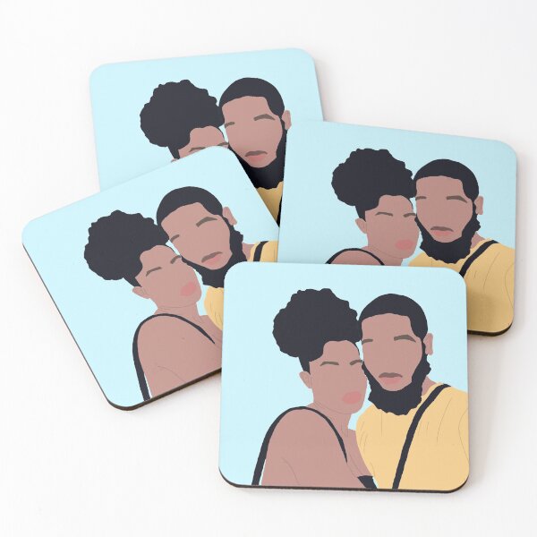 Item preview, Cute black couple designed and sold by Jennyaesthetic.