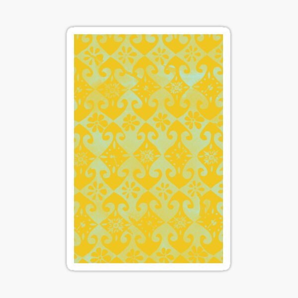 Diamonds - Yellow Sticker