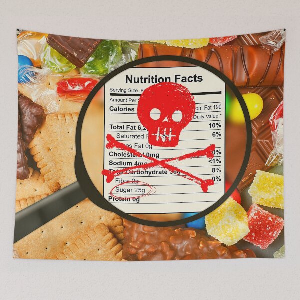 Item preview, NUTRITION FACTS designed and sold by Swooncake Press.