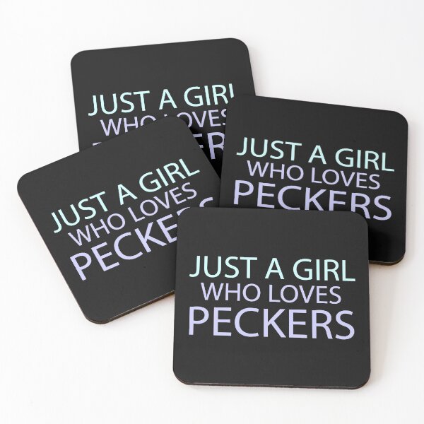 Item preview, Just a Girl Who Loves Peckers designed and sold by BousboulaStorie.