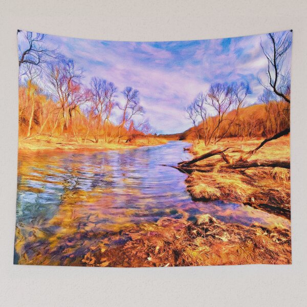 Item preview, Beyond the Magic River Sky designed and sold by Pamela Storch.