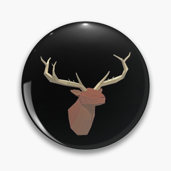 Item preview, Abstract low poly elk head designed and sold by Blackvz.
