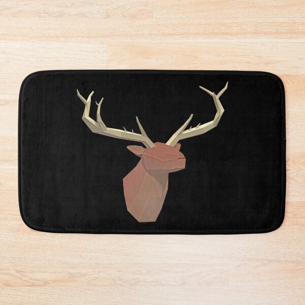 Item preview, Abstract low poly elk head designed and sold by Blackvz.