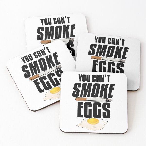 Item preview, The Umbrella Academy-Inspired "You Can't Smoke Eggs" designed and sold by mulberrydragon.