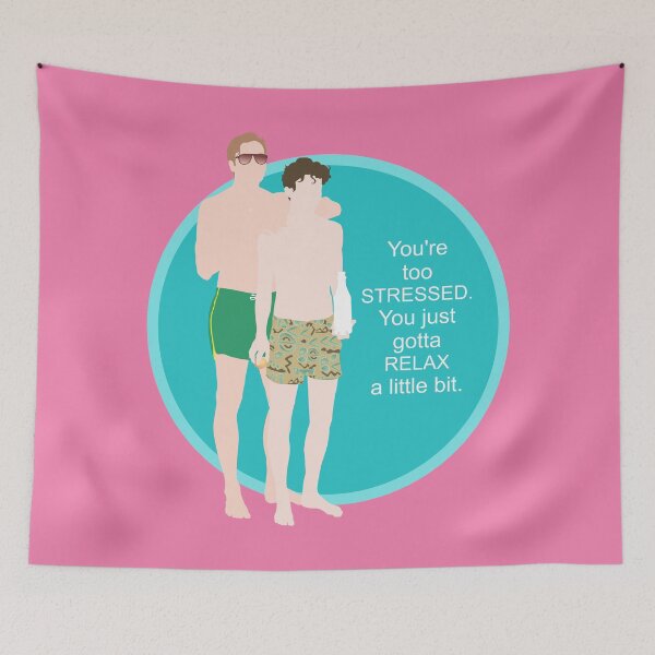 Item preview, "You just gotta relax a bit" designed and sold by FilmFreakDesign.